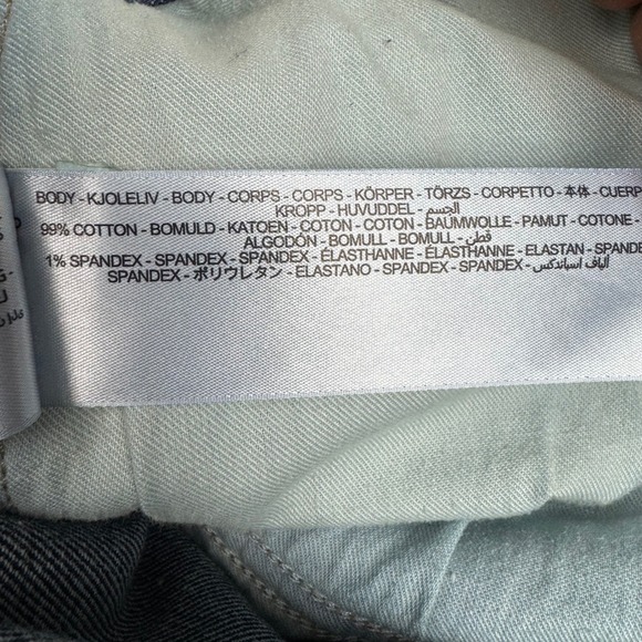 Ariat M7 Legacy Jeans Slim Fit Straight Leg Dark Wash Denim Mens 34x33 Western - Picture 5 of 15